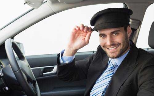 Elegant stretch limousine for evening events