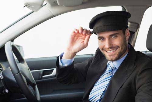 Elegant stretch limousine for evening events
